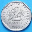 Монета Франции 2 франка 1993 год. 50 лет национальному сопротивлению
