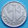 Монета Франция 50 сантимов 1943 год.