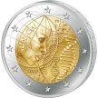 Монета Франция 2 евро 2020 год. Медицинские исследования. MERCI (Спасибо)