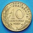 Монета Франции 10 сантимов 1997 год.