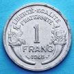 Монета Франция 1 франк 1945 год. Париж. KM# 885a.