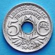 Монета Франции 5 сантимов 1917 год. KM# 865
