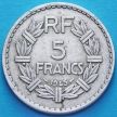 Монета Франция 5 франков 1945 год.