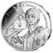 Монета Франция 10 евро 2021 год. Гарри Поттер и Букля. Серебро. Буклет