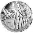 Монета Франция 10 евро 2021 год. Гарри Поттер и Гиппогриф. Серебро