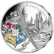 Монета Франция 10 евро 2021 год. Гарри Поттер. Хогвартс. Серебро. Буклет