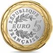 Монета Франция 5 евро 2025 год. Кролик. Блистер