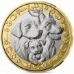 Монета Франция 5 евро 2025 год. Собака. Блистер