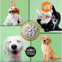 Франция 5 евро 2025 год. Собака. Блистер