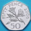 Монета Гернси 50 пенсов 2006 год.