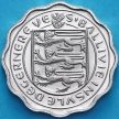 Монета Гернси 3 пенса 1966 год. Proof