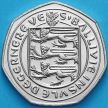 Монета Гернси 50 пенсов 1982 год. Шляп герцога Нормандии.