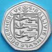 Монета Гернси 50 пенсов 1983 год. Шляп герцога Нормандии.
