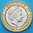 Монета Гернси 2 фунта 1998 год.