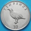 Монета Гибралтар 10 пенсов 2016 год. Куропатка.