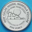 Монета Гибралтар 5 пенсов 2018 год. Новый дом Гибралтара в Лондоне.