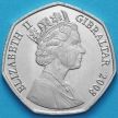 Монета Гибралтар 50 пенсов 2008 год. Дева Мария