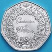 Монета Гибралтар 50 пенсов 2021 год. Юбилей свадьбы принца Уильяма и Кейт Миддлтон.