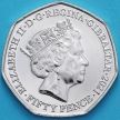 Монета Гибралтар 50 пенсов 2021 год. Юбилей свадьбы принца Уильяма и Кейт Миддлтон.