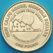 Монета  Гибралтар 1 фунт 2018 год. Дом Гибралтара в Лондоне. BD