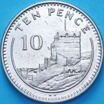 Гибралтар 10 пенсов 1989 год