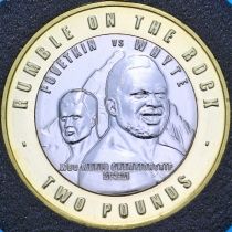 Гибралтар 2 фунта 2021 год. Поветкин против Уайта