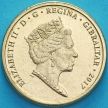 Монета  Гибралтар 1 фунт 2017 год. 50 лет референдуму. АА