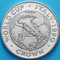 Гибралтар 1 крона 1990 год. ЧМ по футболу. №2