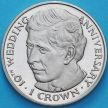 Монета  Гибралтар 1 крона 1991 год. Принц Чарльз