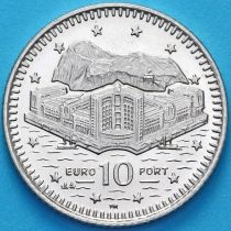Гибралтар 10 пенсов 1998 год. Европорт.