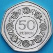 Монета Гибралтар 50 пенсов 1988 год. АВ