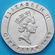 Монета Гибралтар 20 пенсов 1988 год. Богоматерь с младенцем. АВ