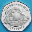 Монета Гибралтар 50 пенсов 2018 год. Рождество. АВ