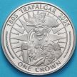 Монета  Гибралтар 1 крона 2005 год. Горацио Нельсон.