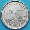 Монета Гибралтар 10 пенсов 1994 год. Мавританский замок.