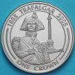 Монета  Гибралтар 1 крона 2005 год. Колонна Нельсона в Лондоне