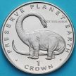 Монета  Гибралтар 1 крона 1993 год. Цетиозавр.