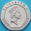 Монета Гибралтар 20 пенсов 1988 год. Богоматерь с младенцем. АС