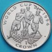 Монета  Гибралтар 1 крона 1994 год. ЧМ по футболу. Три игрока.