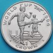 Монета  Гибралтар 1 крона 1994 год. ЧМ по футболу. Игрок бьет ногой.