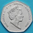 Монета Гибралтар 50 пенсов 2018 год. Дом Гибралтара в Лондоне.