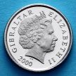Монета Гибралтара 5 пенсов 2000 год. Берберийская обезьяна.