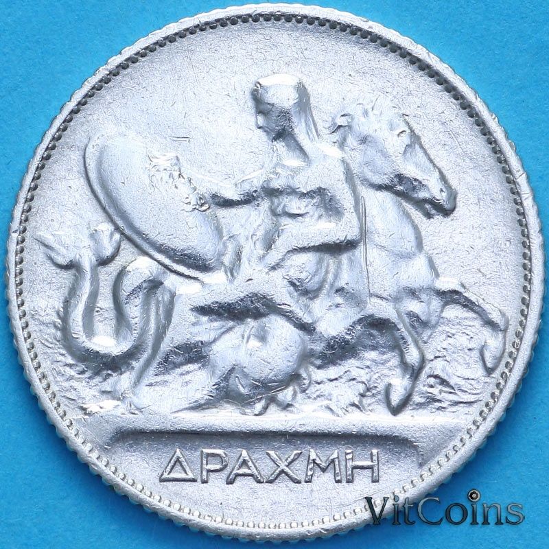 Монета Греция 1 драхма 1910 год. №2 Монета Греция 1 драхма 1910 год. №2