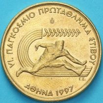 Греция 100 драхм 1997 год. ЧМ по лёгкой атлетике
