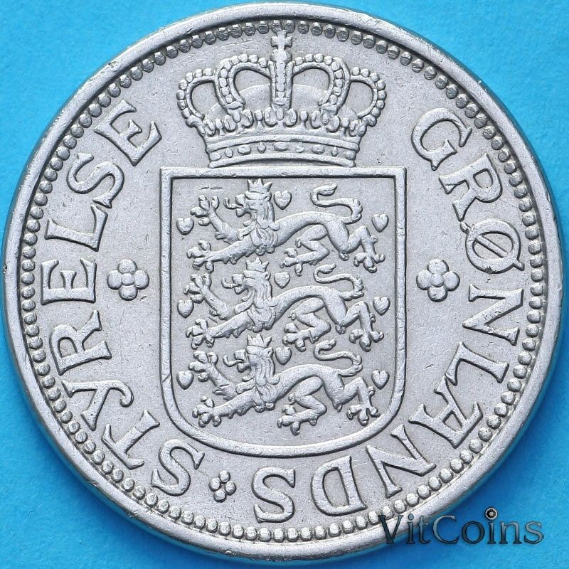 Монета Гренландии 25 эре 1926 год.