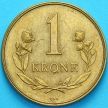 Монета Гренландии 1 крона 1957 год.