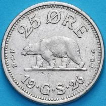 Гренландия 25 эре 1926 год.