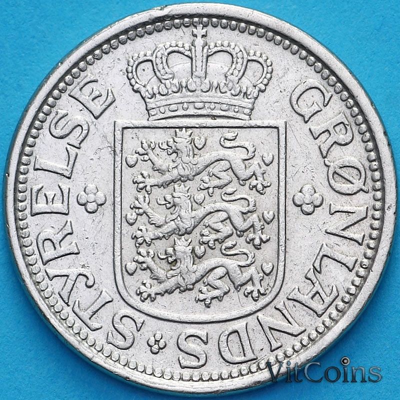 Монета Гренландии 25 эре 1926 год.