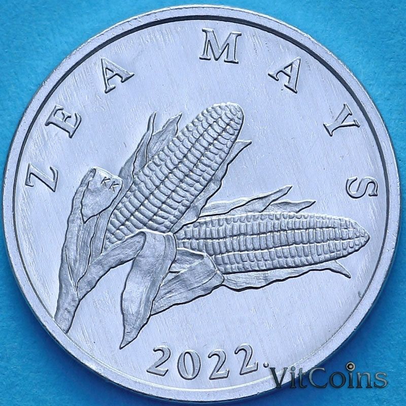 Монета Хорватия 1 липа 2022 год