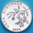 Монета Хорватия 20 лип 2004 год. Надпись на латыни. Пруф